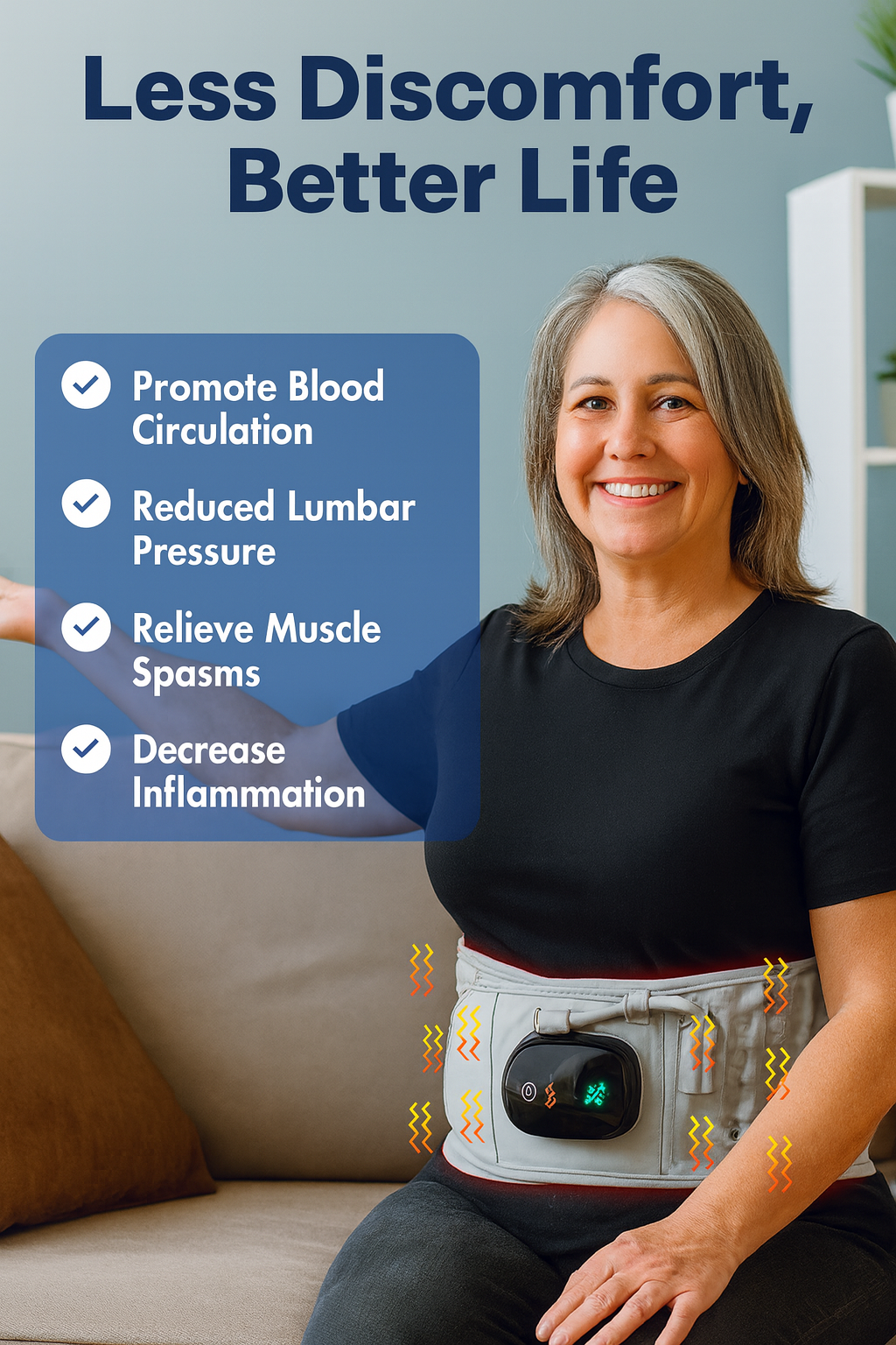 Ecazio 3 in 1 Back Belt